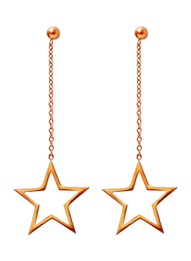AIWANTO Alissa Elegant Star Long Chain Dangle Earrings - Image 1