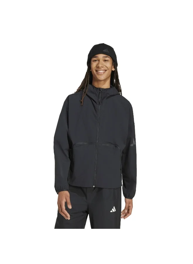 Adidas M Myshelter Wnd Black Training Jackets For Men XS