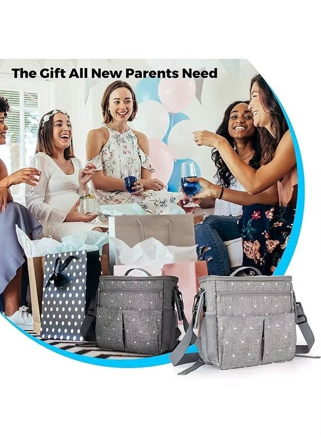 Gonice - Baby Diaper Bag With High-quality Material and Adjustable Strap for Easy Carrying - Image 1