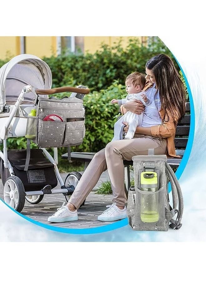 Gonice - Baby Diaper Bag With High-quality Material and Adjustable Strap for Easy Carrying - Image 1