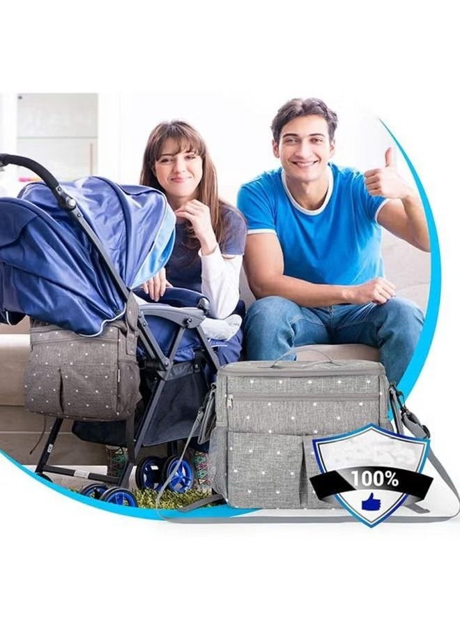 Gonice - Baby Diaper Bag With High-quality Material and Adjustable Strap for Easy Carrying - Image 1