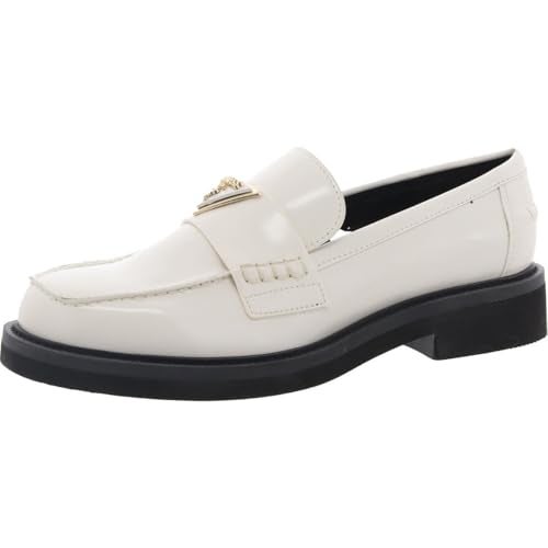 GUESS Women's SHATHA Loafer, Ivory, 6 - Image 1
