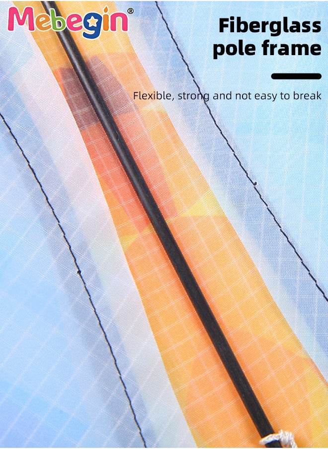 MEBEGIN 365*140cm Butterfly Huge Kite with 200m Line for Kids and Adults,Double Line String Easy to Fly for Beach Trip Park Family Outdoor Games and Activities  - Image 5