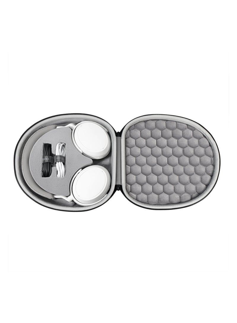 عام حقيبة تخزين بسحاب مخصصة لسماعات MOMENTUM 4 - حقيبة واقية صلبة مقاومة للصدمات، محمولة ومدمجة لتنظيم وحماية السماعات والملحقات. - Image 2