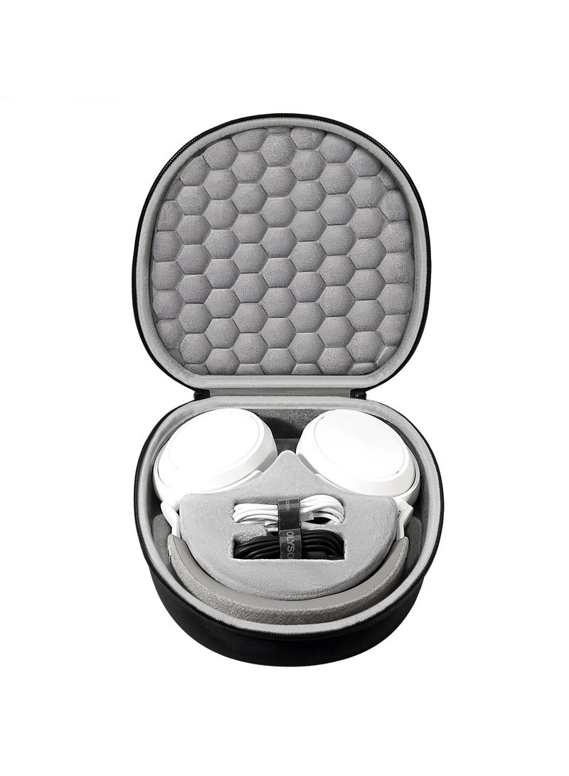 عام حقيبة تخزين بسحاب مخصصة لسماعات MOMENTUM 4 - حقيبة واقية صلبة مقاومة للصدمات، محمولة ومدمجة لتنظيم وحماية السماعات والملحقات. - Image 1