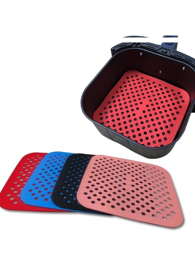 Factory Wholesale Silicone Air Fryer Basket Food Grade High Temperature Resistant Reusable Air Fryer Basket Tray 