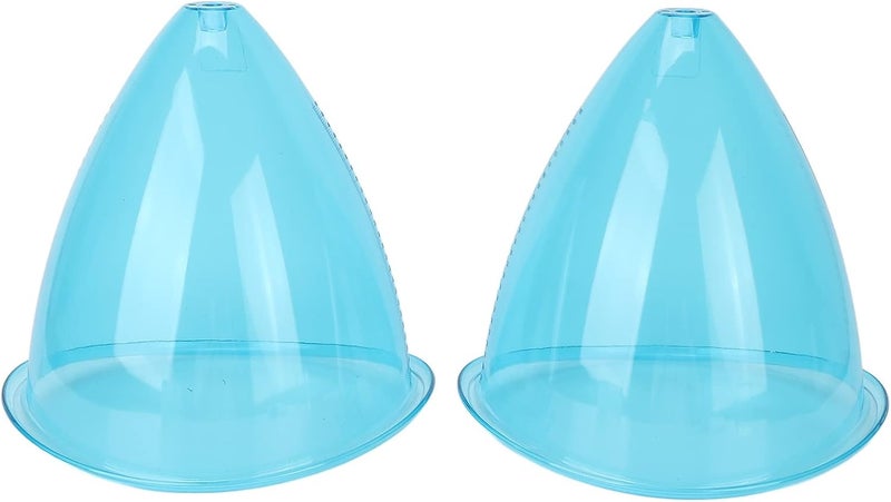 klarako 2pcs Vacuum Cups, 120/160/180 ml Therapy Cup Set Vacuum Cupping Machine Accessories for Buttocks(L(160ml)) L(160ml) - Image 4
