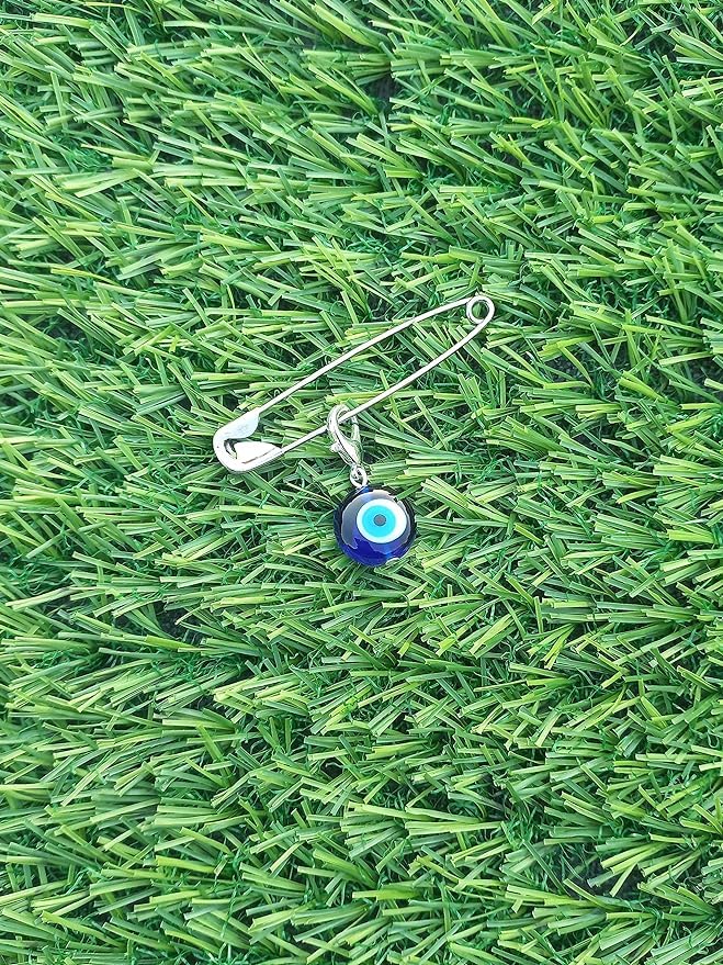 Stewit® Evil Eye Charm - Bag, Purse, Key, Buggy, Stroller, Protection, Nazar Boncuk, Dog Tag, Gold Pendant, Zipper Pull (Pack Of 1) - Image 5