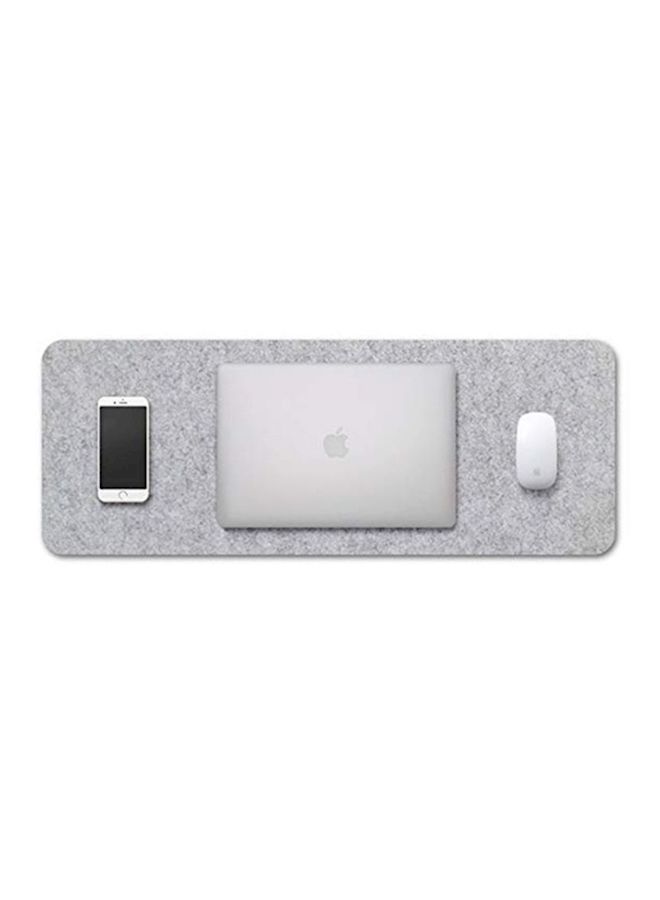 NIBEMINENT Extended Mat For Keyboard And Mouse Apple iPad Grey  - Image 2