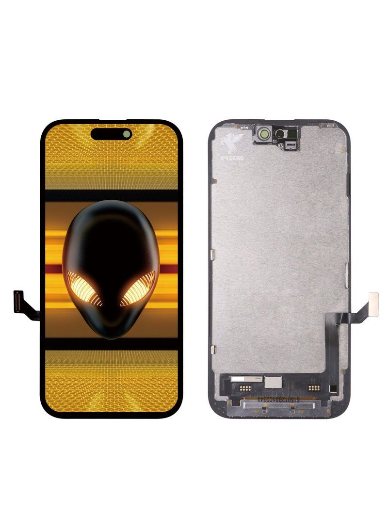 FLYCDI For iPhone 15 Soft OLED IC Removable, LCD Display Screen Replacement Kit with Installation Tools, High Brightness, Wide Color Gamut, Mobile Phone Repair Parts - Image 1