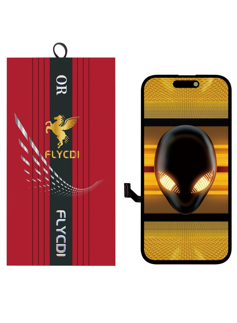 FLYCDI For iPhone 15 Soft OLED IC Removable, LCD Display Screen Replacement Kit with Installation Tools, High Brightness, Wide Color Gamut, Mobile Phone Repair Parts - Image 3