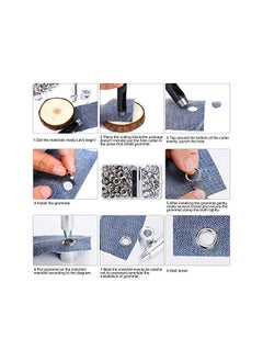 PROMASS promass Grommet Tool Kit, Grommet Setting Tool and 100 Sets Grommets Eyelets  - Image 4