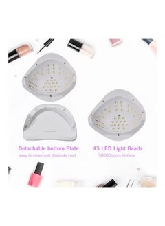 ORiTi LED Nail Lamp Gel Nail Dryer White  - Image 2