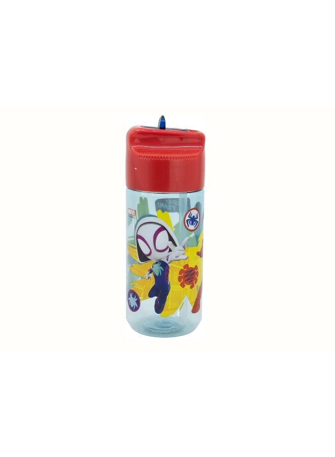 Stor Marvel Spider-Man Ecozen Hydro Water Bottle for Kids – 430ml BPA-Free Reusable Leak-Proof Drinking Bottle with Flip-Top Lid, Lightweight Durable School Sports Travel Water Bottle for Boys & Girls - Image 2