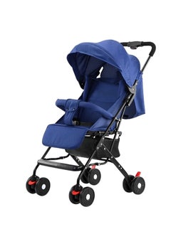 Generic Baby Pram Stroller With Sunshade Canopy Light Weight Easy Fold And Smooth Wheels Portable Baby Stroller  - Image 1