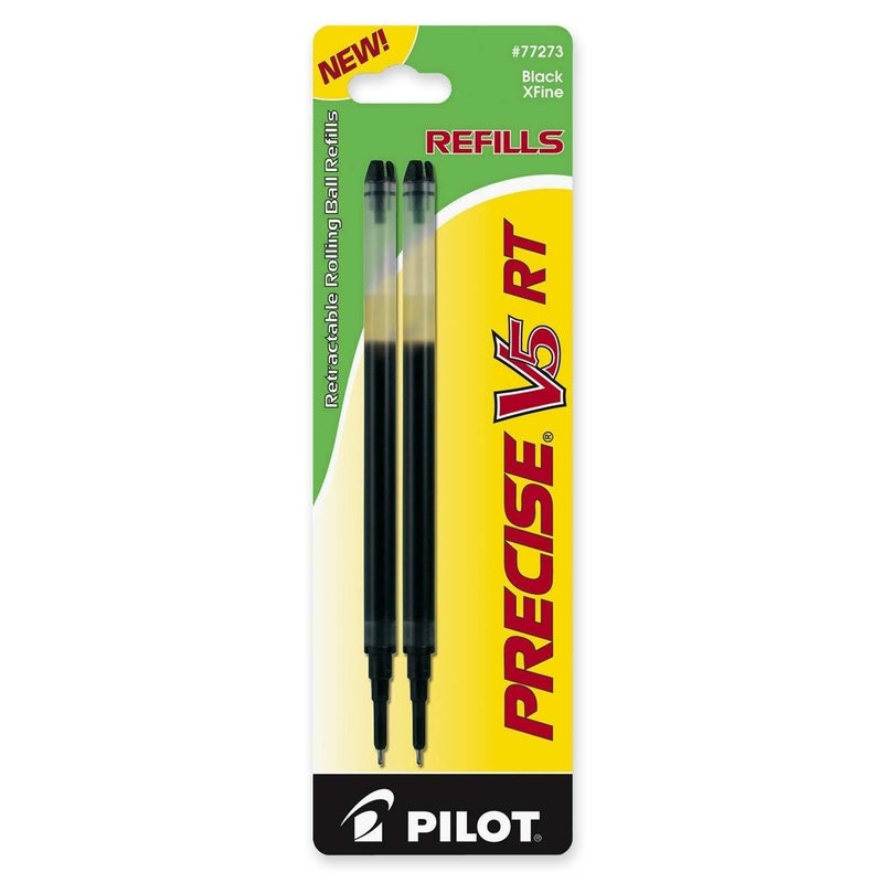 Pilot, Precise V5 RT Liquid Ink Refills, Extra Fine Point 0.5 mm, Black, Pack of 2 - Image 5