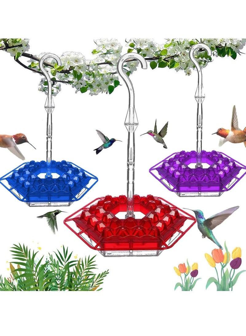 SOLARAE Sherem Hummingbird Feeder for Outdoors Hanging, Ant and Bee Proof, Easy to Clean and Refill, Garden Decor - Image 1