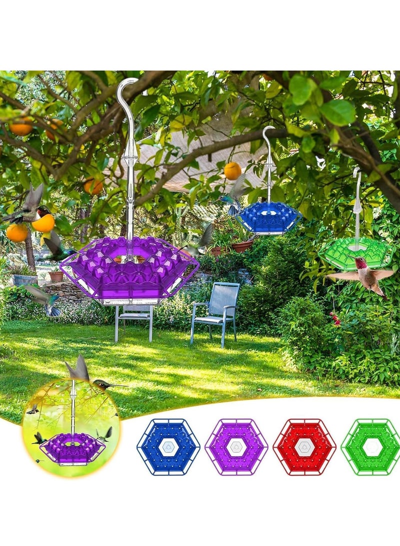 SOLARAE Sherem Hummingbird Feeder for Outdoors Hanging, Ant and Bee Proof, Easy to Clean and Refill, Garden Decor - Image 5
