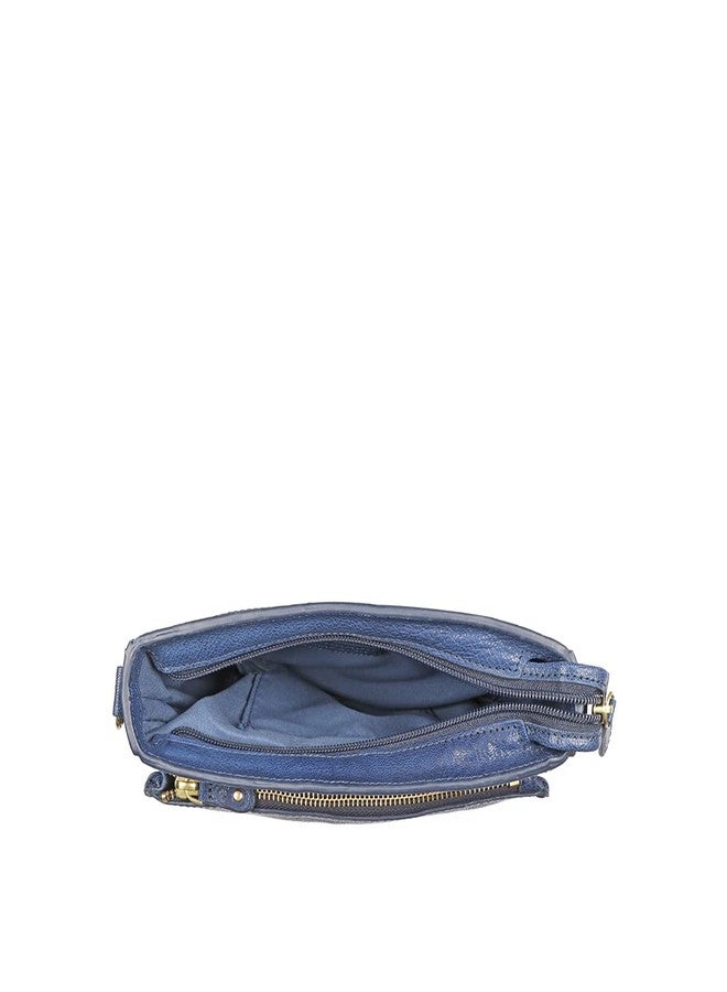 Hidesign Leather Sling Bag- Sapphire - Image 5
