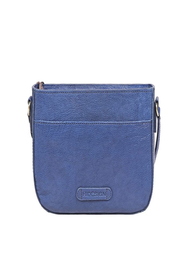 Hidesign Leather Sling Bag- Sapphire - Image 3