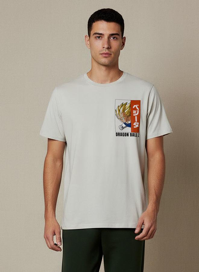 SP Characters Men Regular Fit Round Neck Short Sleeves Dragon Ball Z Print T-shirt - Image 1
