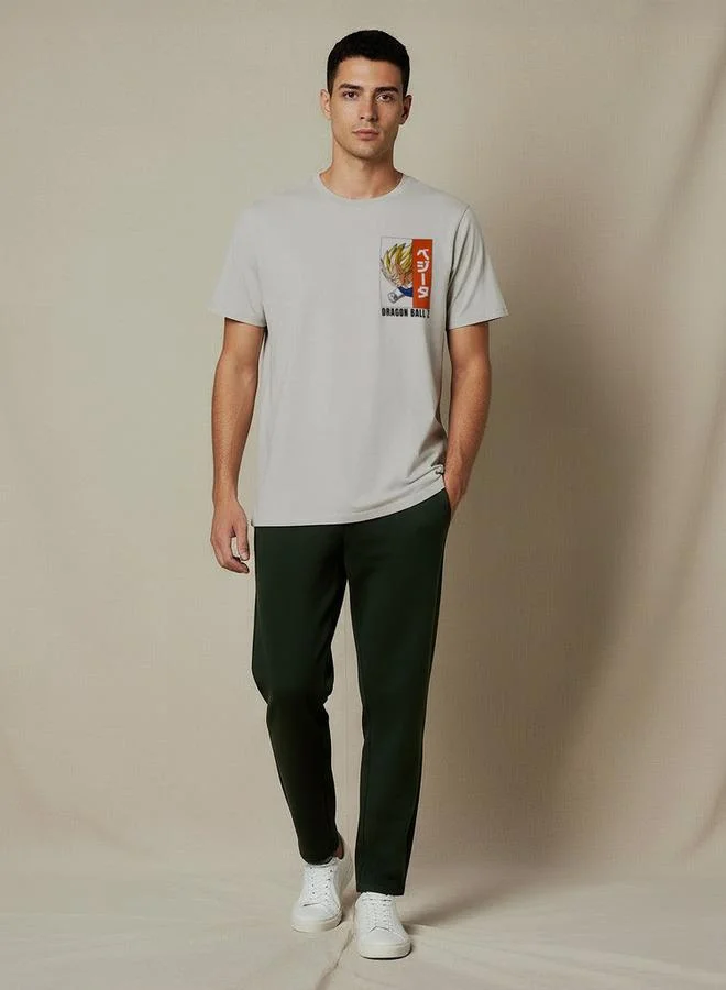 اس بي كاركترز Men Regular Fit Round Neck Short Sleeves Print T shirt