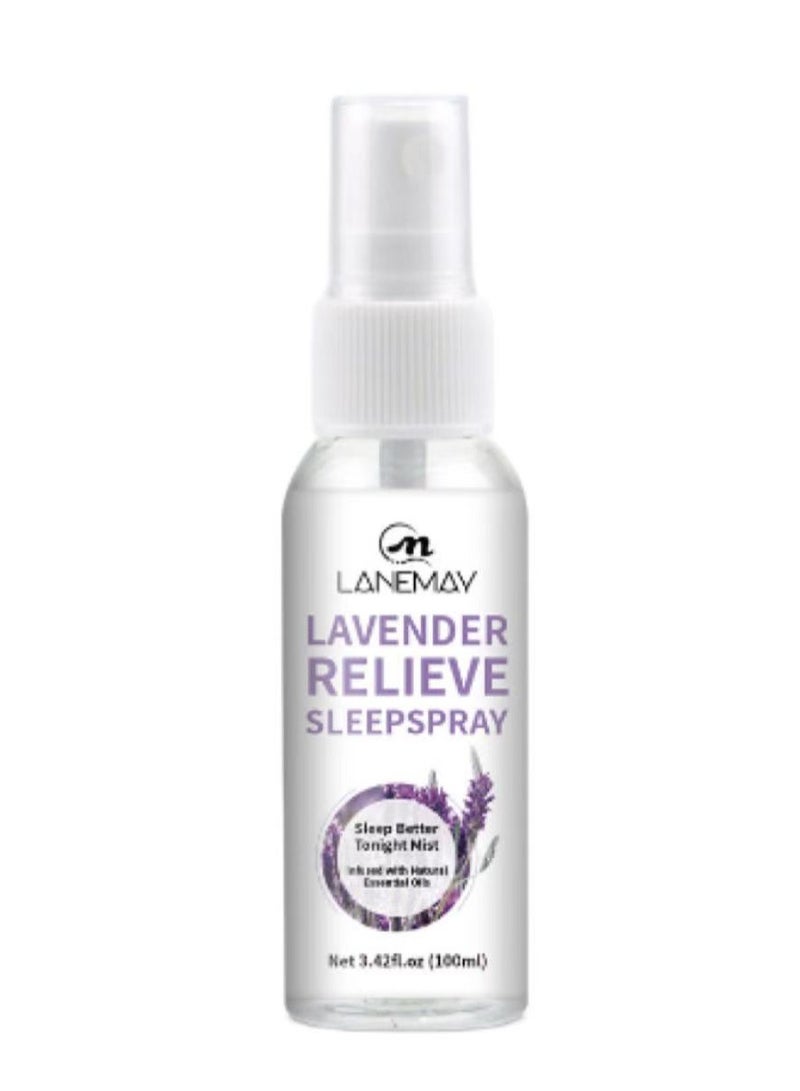 LANEMAY Lavender Sleep Spray Relaxing Calming Pillow Mist Stress Relief Sleep Aid for Better Night Rest 