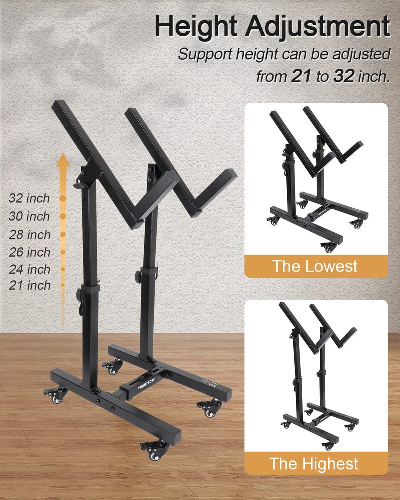 Vondynote Adjustable Mobile Guitar Amplifier Stands or Amps Speaker Cabinet Stands or Stage Monitor Tilt Guitar Combo Stands - Image 4