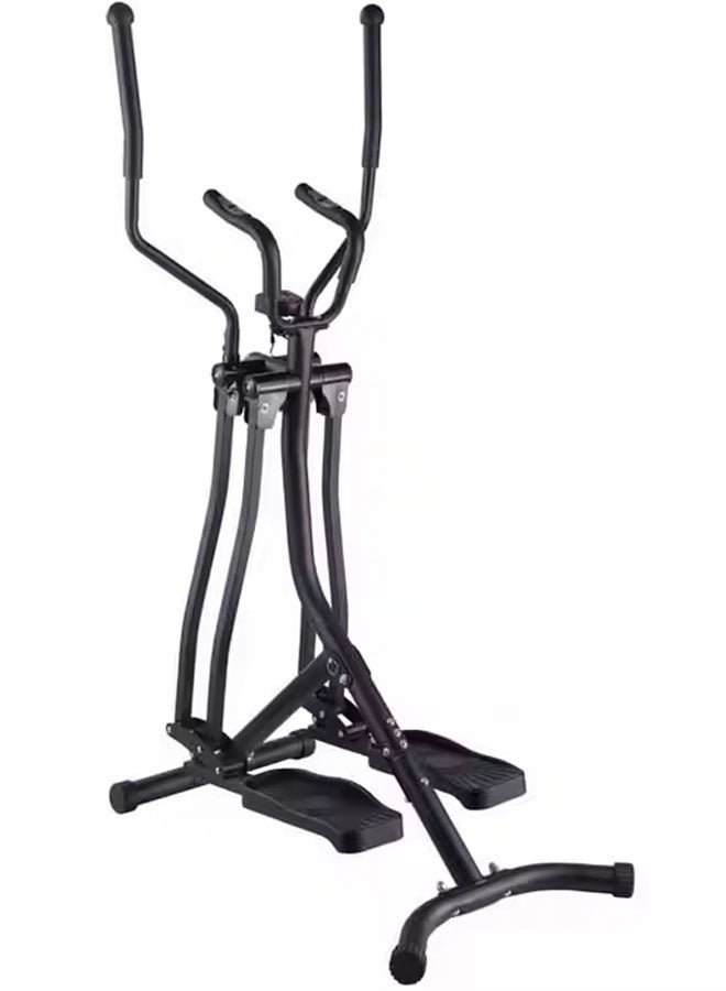 Fitness World Walking Fitness Equipment, 4-Way Flying Gazelle Elliptical, Black Air Walking Exercise Machine - Image 1