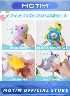 Motim Baby Stroller Clip for Babies 0-12 Months Activity Musical Car Clip Bed Clip Baby Early Learning with Animal Accessories & Bells  - Image 4
