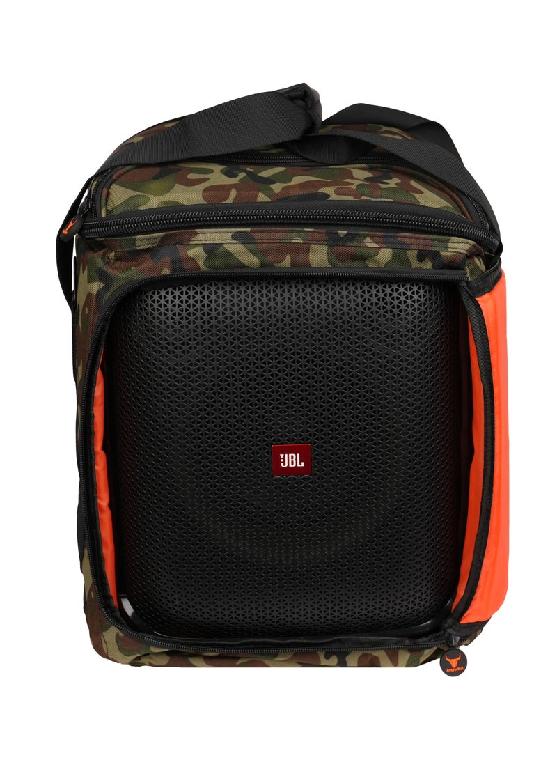 Angry Bull Speaker Bag Safety Carrying Storage Case with Shoulder and Handy Strap Travel Bag for JBL Encore Essential - ARMY B  - Image 2