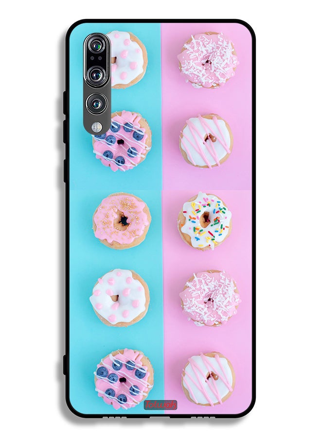 Tolwak Huawei P20 Pro Protective Case Cover Heather Donuts - Image 2