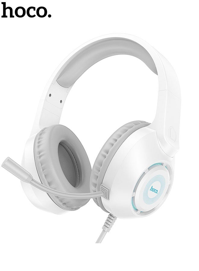 hoco. Headphones “W108 Sue” gaming headset(White) - Image 1