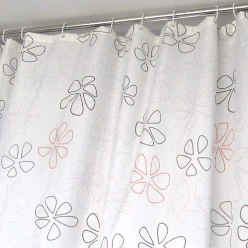 REKARDO Bathroom Shower Plastic Curtain Liner Hook Hooks Rings-White (24 Pieces) - Image 5