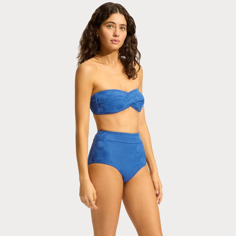Seafolly  Oasis Twist Bandeau Bikini Top - Women for Women | Best Price UAE