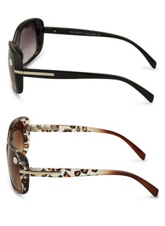 V.W.E. 2 Pairs Women Bifocal Reading Sunglasses Reader Glasses Cateye Vintage Outdoor (2 Pairs (Black/Leopard) 2.00)  - Image 2