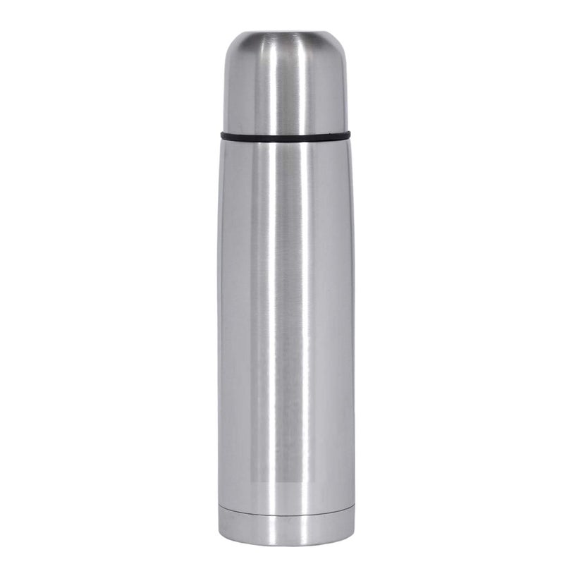Generic Crystal Zone Stainless Steel Vacuum Insulated Double Walled Flask with Jacket 500 ml | Flip Lid Leak Proof & Lightweight | Keeps Water Hot & Cold (Silver)  - Image 4