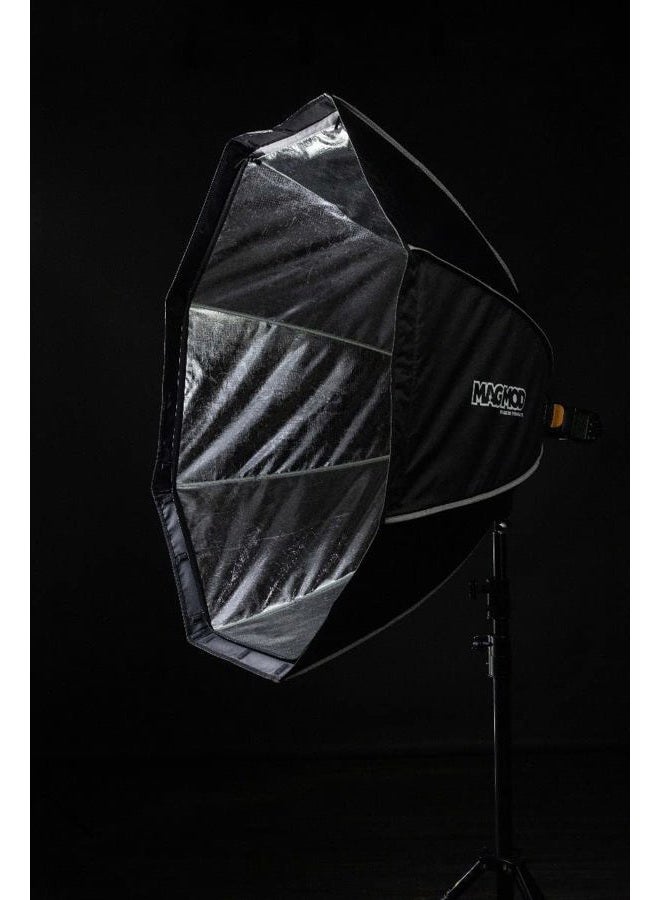 MAGMOD MagBox PRO 42" Octa Softbox with Integrated Gel Slot and Storage Pocket for Fabric Diffuser - Compatible with Speedlight Flashes and Strobes - Image 5