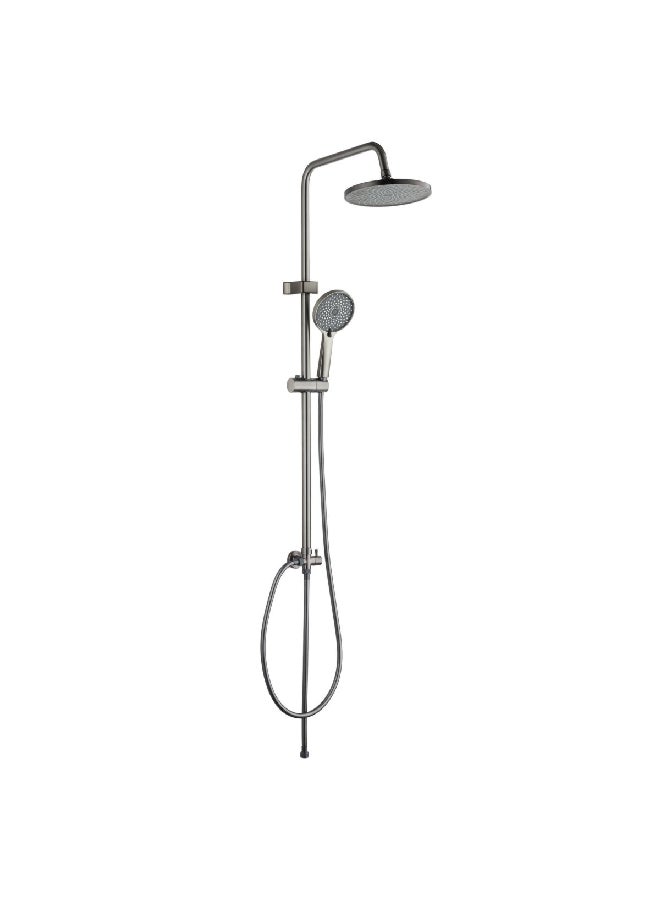 Aqua Drop Wall Mounted Installation Retro Fit Shower System Grey 6.5 x 98 x 36 cm DF591GG