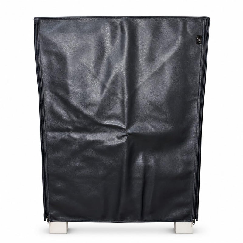 Alanwar | Leather Black Dishwasher Cover Large Size | 62x62x87 cm | Waterproof Dustproof Kitchen Appliance Protective Cover | Zipper - Image 1