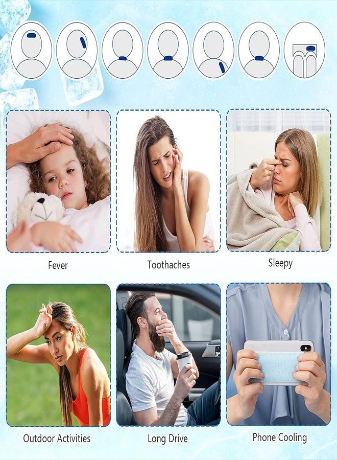 MANIBAM IMPEX Fever Cooling Gel Patches,Cooling Forehead Strips Cooling Gel Sheet For Relieve Headache,Toothache Pain,Drowsiness,Fatigue,Refreshing,Sunstroke For Kids,Men&Women(Pack Of 10) - Image 5