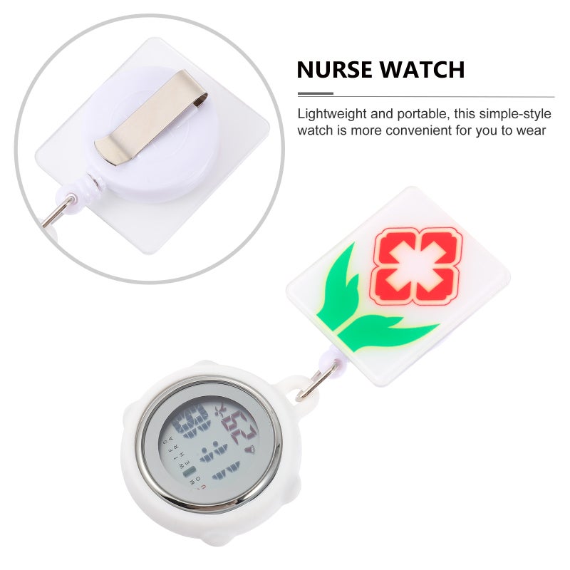 Clip Fob Pocket Watch Portable Alarm Design Watch Retractable Watch - Image 4