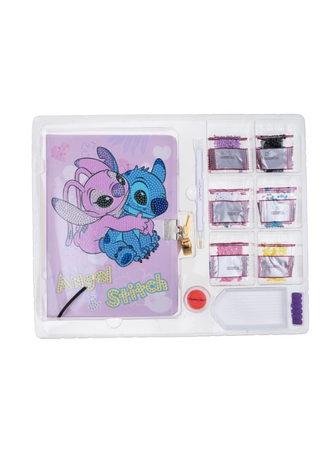 Craft Buddy ستيتش وآنجل، دفتر يوميات سري بفن الكريستال - Image 3