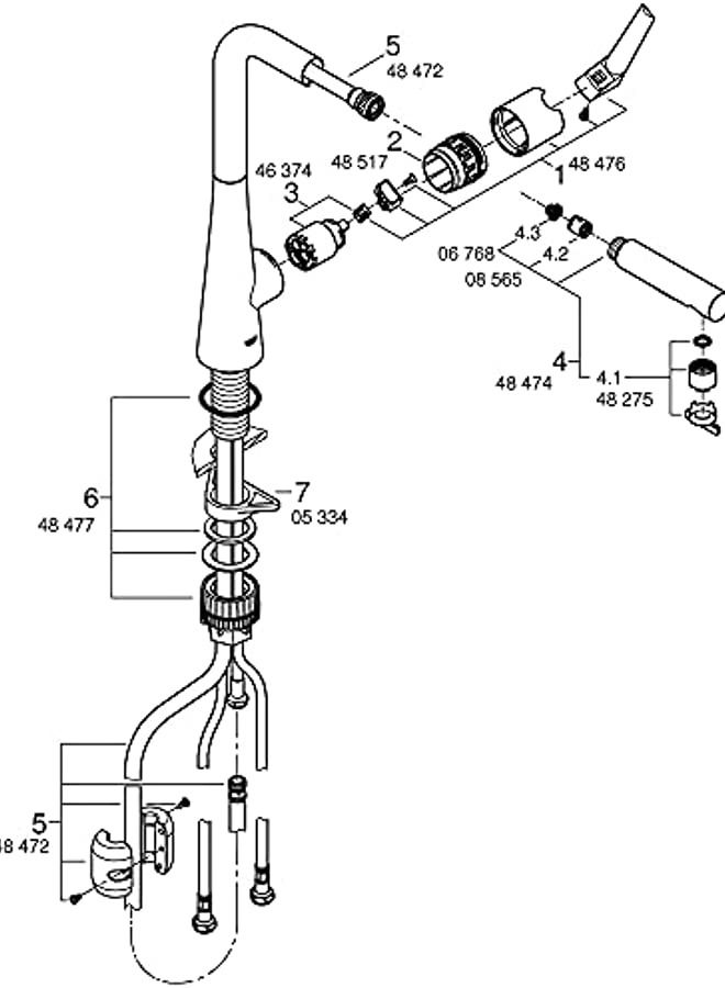 GROHE 3255320D Zedra Single-lever sink mixer 1/2" - Image 2