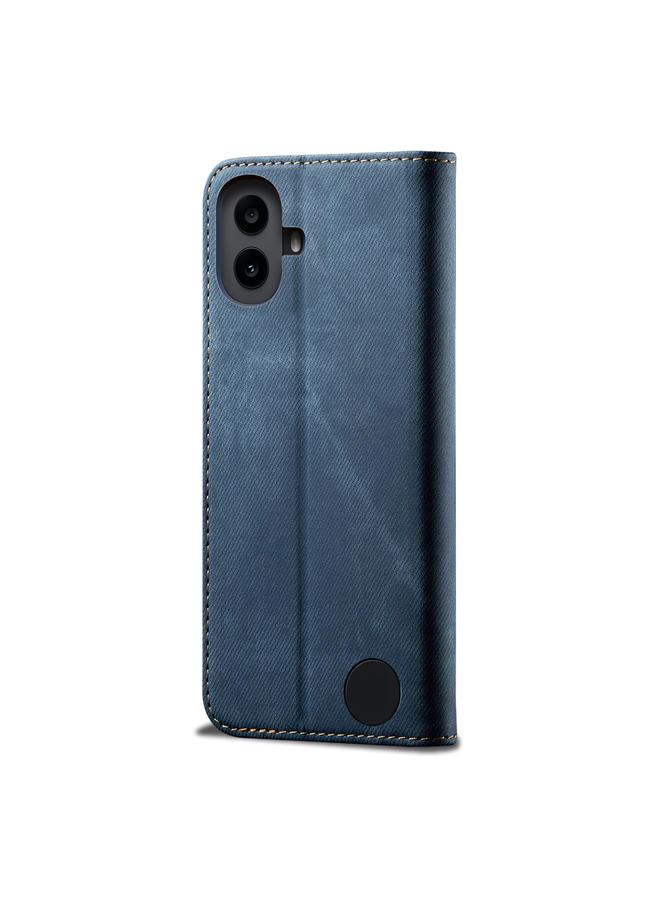 اس-توب جراب لهاتف CMF Phone 1 من جلد الدنيم بتصميم كاجوال - Image 3