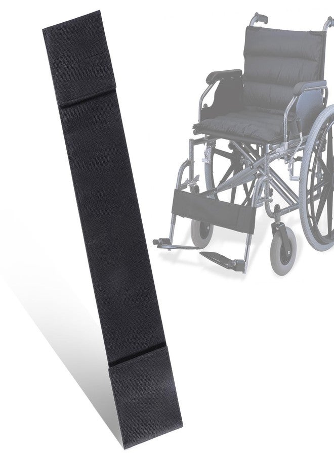 Gtziqa Wheelchair Calf Belt, 19.68 X 4.33 Inch Soft Wheelchair Leg Strap Footrest Oxford Cloth Wheelchairs Leg Support Adjustable Universal Wheelchairs Foot Straps Footrest Belt for Seniors Disabled Elderly - Image 1