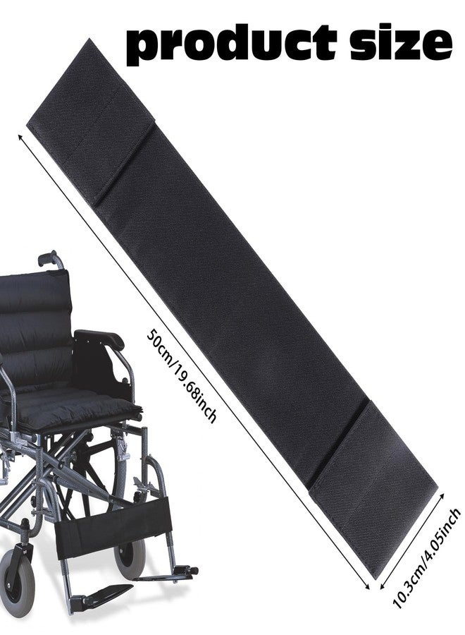 Gtziqa Wheelchair Calf Belt, 19.68 X 4.33 Inch Soft Wheelchair Leg Strap Footrest Oxford Cloth Wheelchairs Leg Support Adjustable Universal Wheelchairs Foot Straps Footrest Belt for Seniors Disabled Elderly - Image 2