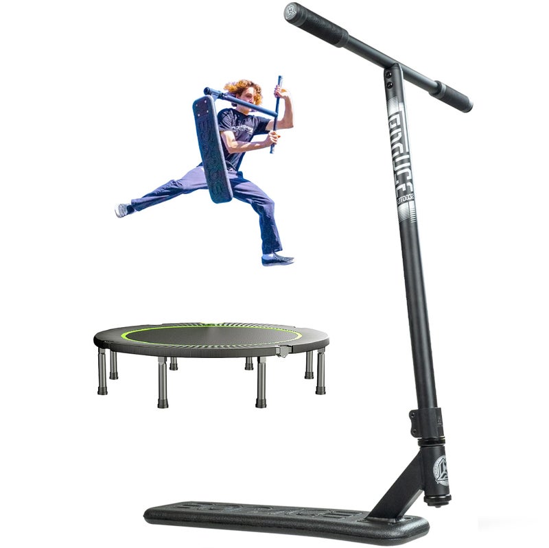 Madd Gear Bounce Trampoline Pro Scooter - Great for Practice (Black) - Image 1