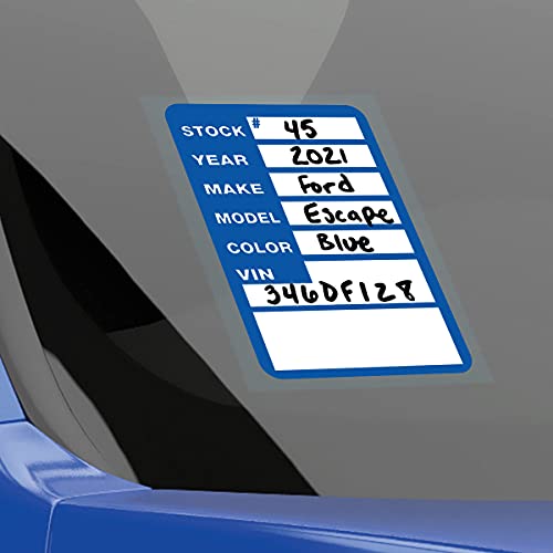 Versa-Tags Versa Tags Kleer-bak Stock Stickers (100 Stickers, Blue) - Image 5