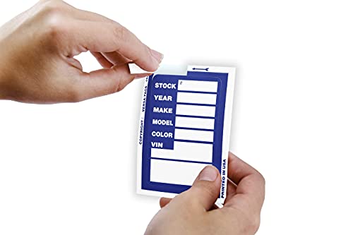 Versa-Tags Versa Tags Kleer-bak Stock Stickers (100 Stickers, Blue) - Image 4